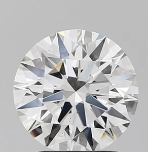 2 CT Round Lab Grown Diamond For Engagement Ring - Picture 1 of 4