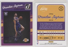2016-17 Panini Donruss Rookies Press Proof Purple /199 Brandon Ingram Rookie RC