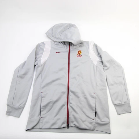 USC Trojans Nike Therma-FIT Jacket Men's Gray Used Cover