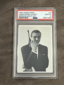 1965 James Bond Secret Service Agent 007 #19 PSA 8 NM-MT SHARP! RARE!! LOW POP!! - Picture 1 of 2