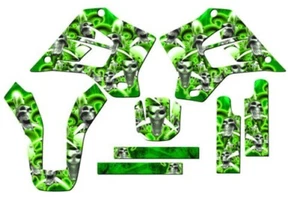 1995-2008 KDX 220 JESTER Green Senge Graphics Kit Compatible with Kawasaki - Picture 1 of 10