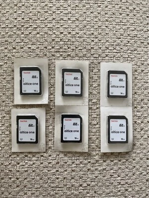 6 pc SanDisk Ultra 16GB Class 10 SDHC Memory Card � SDSDUNB - 016G - Image 1 of 2