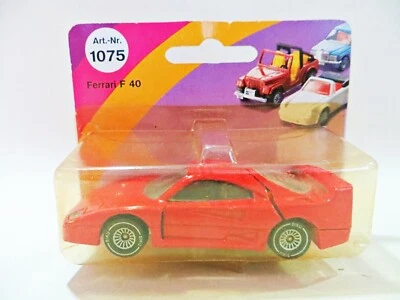 SIKI 1075 'FERRARI F40' ROJO. 1:55. SIN USAR, EN CAJA/CARDADO Foto 1 de 4