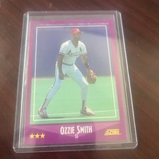1988 Score Ozzie Smith #12 St. Louis Cardinals