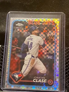 Jonatan Clase RC 2024 Topps Chrome Update - Xfractor - #147 Blue Jays - Picture 1 of 2