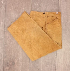 Boy's VTG Early 1900s Button Fly Corduroy Pants 25x18.5 Edwardian Antique - Picture 1 of 11