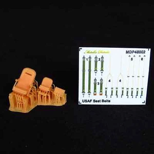Mikoyan MiG-25, Seat Belts (for ICM aircraft model kit) 1:48 Photoetch MD4825 - Picture 1 of 10