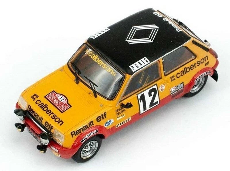 1/43 RENAULT 5 GR.2 #12 3RD MONTE CARLO 1978 FREQUELIN DELAVAL SPARK S6035 - Immagine 1 di 1