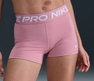 Nike Pro Women's 3" Dri-FIT Training Shorts Elemental Pink Size XS S CZ9857-699 - Picture 1 of 5