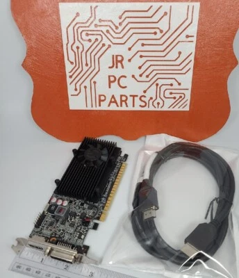 EVGA Nvidia 1GB GT 610 DVI HDMI Cable Windows 10 Low Pro 10 01G-P3-2615-KR - Image 1 of 4