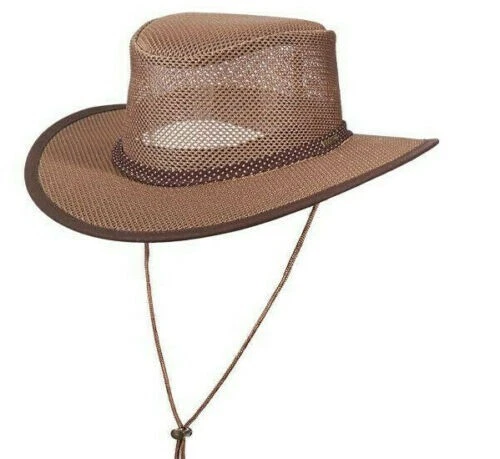 STETSON * NEW MEN SAFARI HAT * XXL * SUN SHADY MESH BREEZER GOLF HIKE FISH UPF50 - Image 1 of 1
