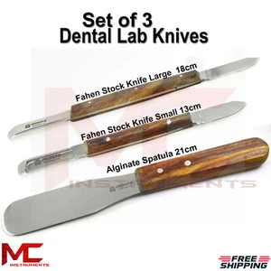 Lab Technician Instruments Carving Fahen Stock Knives Alginate Mixing Spatulas - Picture 1 of 4