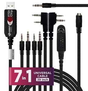 FTDI USB Programmierkabel, 7-in-1, kompatibel mit Baofeng UV-5R, UV-82, BF8... - Bild 1 von 6