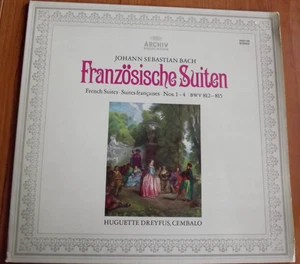 DG Archiv 2533 138: Bach: French Suites Nos. 1-4 - Dreyfus - VGC - Picture 1 of 2