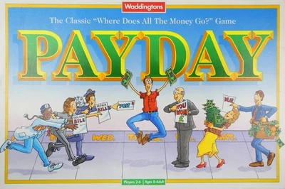 Waddingtons Pay Day Board Game Classic 1994 Edition (8+) – Used - Complete - Image 1 of 4
