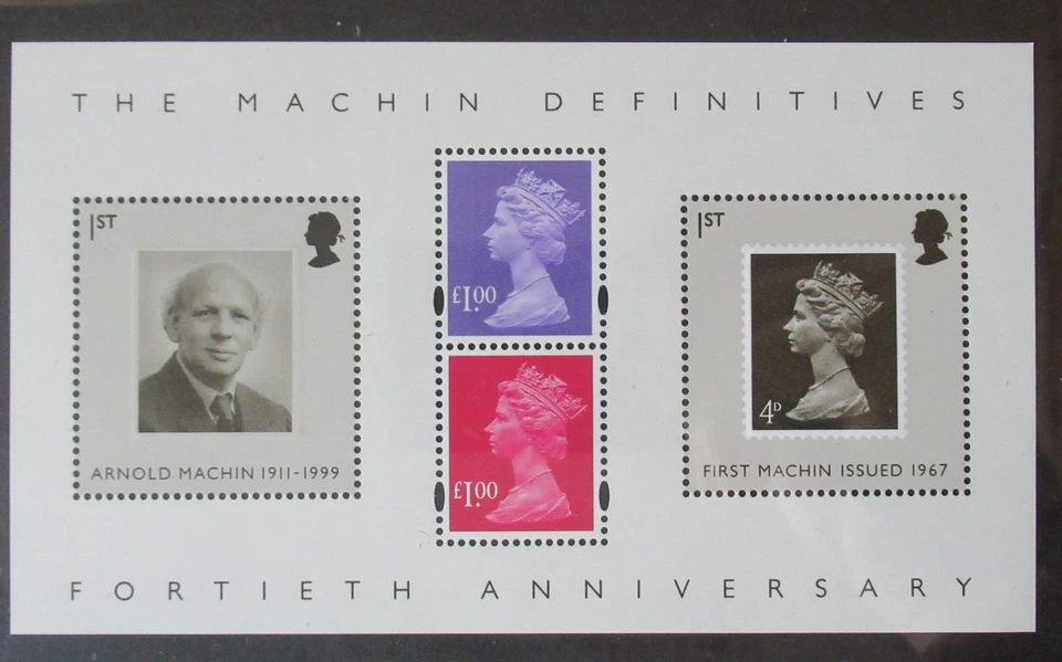 GB 2007 Machin Definitive 40th Anniv.  Minisheet SG MS 2743 - MINT condition - Image 1 of 1