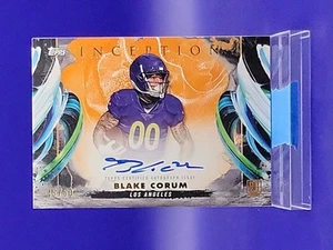 Blake Corum 2024 Topps Inception Orange Variation Rookie Autographs SSP 45/50 🔥 - Picture 1 of 2