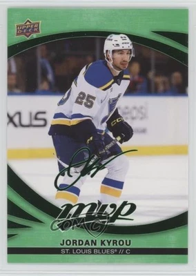 2023-24 Upper Deck MVP Green Script Jordan Kyrou #193 - Image 1 of 2