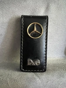 Dolce & Gabbana Money Clip Magnetic in Leather Authentic & Super Rare D&G - Picture 1 of 7
