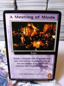 BABYLON 5 CCG - A MEETING OF THE MINDS PROMO CARD - PSI CORPS. 1999 WARNER BROS. - Picture 1 of 2