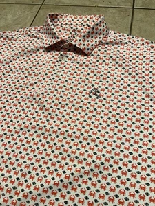 Rhoback Shirt Mens XXL The Chesapeake Golf Polo Performance Crab Football - Picture 1 of 6