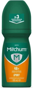 Mitchum Men Roll-On Deodorant 100ml | 48HR Protection | Sport Antiperspirant - Picture 1 of 3