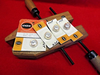 NEW IN PACKAGE COX TEE DEE 049 GLOW HEADS LOT OF 4 - Image 1 of 2