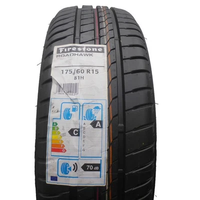 1 x FIRESTONE 175/60 R15 81H RoadHawk Sommerreifen 2018 VOLL - Bild 1 von 4