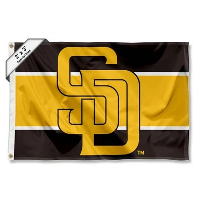 San Diego Padres 2x3 Foot Grommet Flag - Image 1 of 4