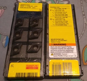 Inserto de carburo Sandvik DCMT 3(2.5)2-UM 4325 DCMT 11 T3 08-UM 4325 DCMT 11T308-UM - Imagen 1 de 1