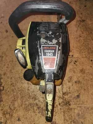 Vintage SKILSAW SKIL 1645 TYPE 3 Chainsaw 16" Oregon Double Guard Bar - Image 1 of 4