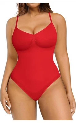 Body modelador FeelinGirl controle de barriga modelador de corpo vermelho médio/grande - Imagem 1 de 4