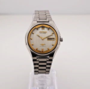 Vintage Original Citizen Automatic 8200A Day - Date Japanese Men's Wrist Watch - Picture 1 of 10