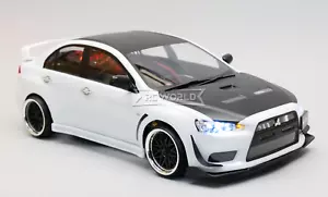 RC 1/10 MITSUBISHI EVO X VOLTEX Brushless Allrad Drift Car mit LED -RTR- *WEISS BH* - Bild 1 von 16