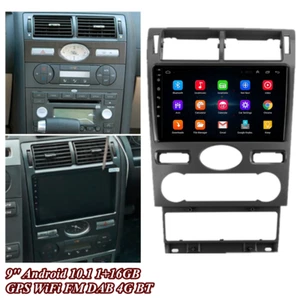 9'' Android 10.1 Stereo Radio GPS Navigation For Ford Mondeo 3 2000-2007 A Style - Picture 1 of 12