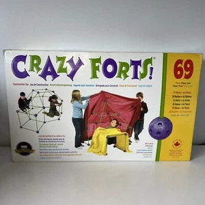 Crazy Forts Purple & Green 69 Pieces Complete Kids Building Fun Structures - Picture 1 of 17