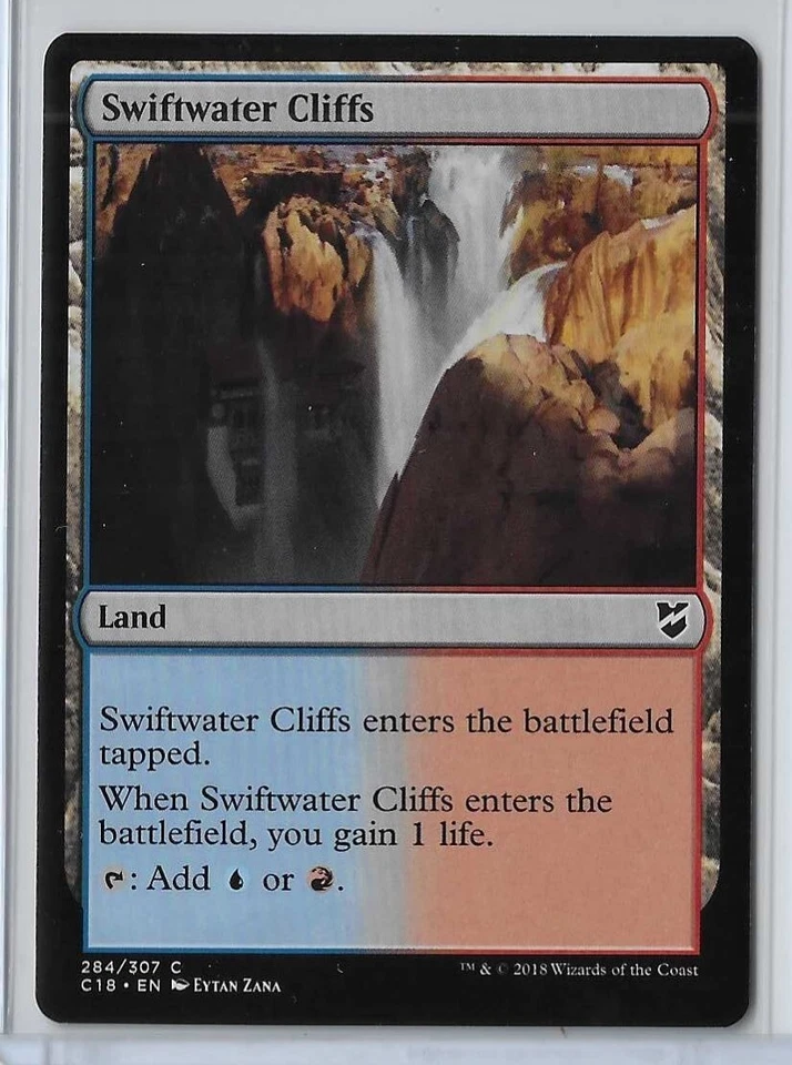 MTG Swiftwater Cliffs Commander 2018 (C18) Common Magic Card #284/307 Unplayed - Image 1 of 1
