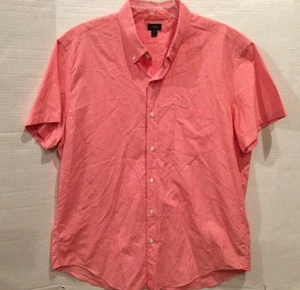 J. CREW Short Sleeve Button Front Shirt Men's Size XL Casual - Picture 1 of 4