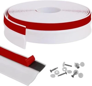 Garage Door Top and Sides Seal Strip, Universal Weather Stripping, Self-Adhesive - Picture 1 of 7
