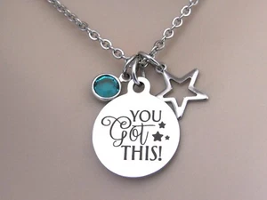 Tienes este collar, regalo motivacional para amiga hija, regalo de aliento - Imagen 1 de 6