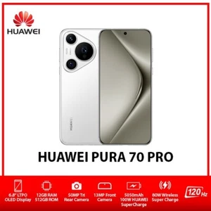 Huawei Pura 70 Pro Dual SIM Unlocked Android Mobile Phone AU – White/12GB+512GB - Picture 1 of 6