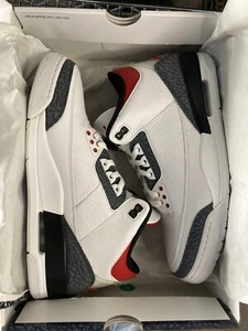 Air Jordan 3 Retro SE ‘Fire Red Denim’ Sz 12 🔥🩸👖3️⃣ - Picture 1 of 16