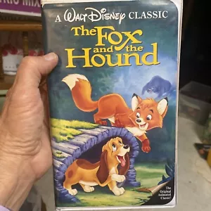 The Fox and the Hound VHS Black Diamond Walt Disney Original Classic! RARE! - Picture 1 of 7