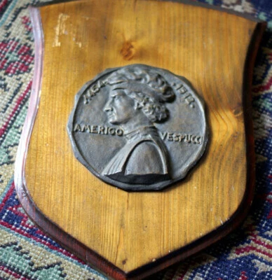 ANTICO CREST ARALDICO DELLA NAVE SCUOLA AMERIGO VESPUCCI - Immagine 1 di 2