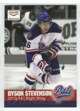 2013-14 Regina Pats (WHL) Dyson Stevenson 