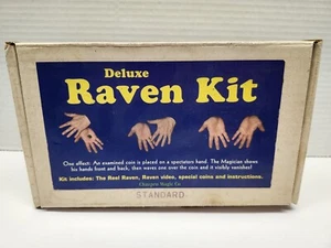 Deluxe Raven Kit By Chazpro Magic Co Including Video, Reel Raven & Special Coins - Picture 1 of 2