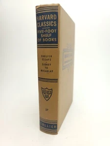 Harvard Classics étagère de cinq pieds de livres #27 essais anglais Sydney à Macaulay - Photo 1/13