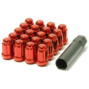 Tuerca de rueda de extremo cerrado Muteki Super Tuner M12x1,25 ROJO - 41885R - STOCK EN REINO UNIDO - Imagen 1 de 2
