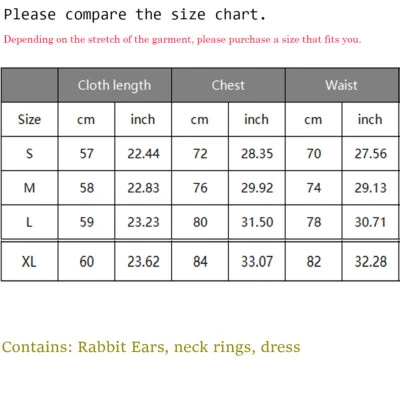 Lingerie Rabbit Cosplay Sexy Dress Girl Bunny Halloween Outfit Costume Christmas - Image 1 of 4