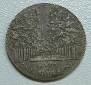 Cheltenham Gloucester Silver Shilling Token 19th Century D1 W.Bastin 1811 - Picture 1 of 2